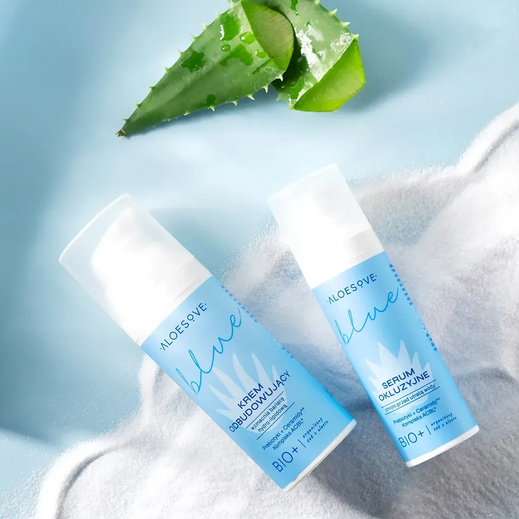 Aloesove Blue ansigtsserum okklusiv ceramid