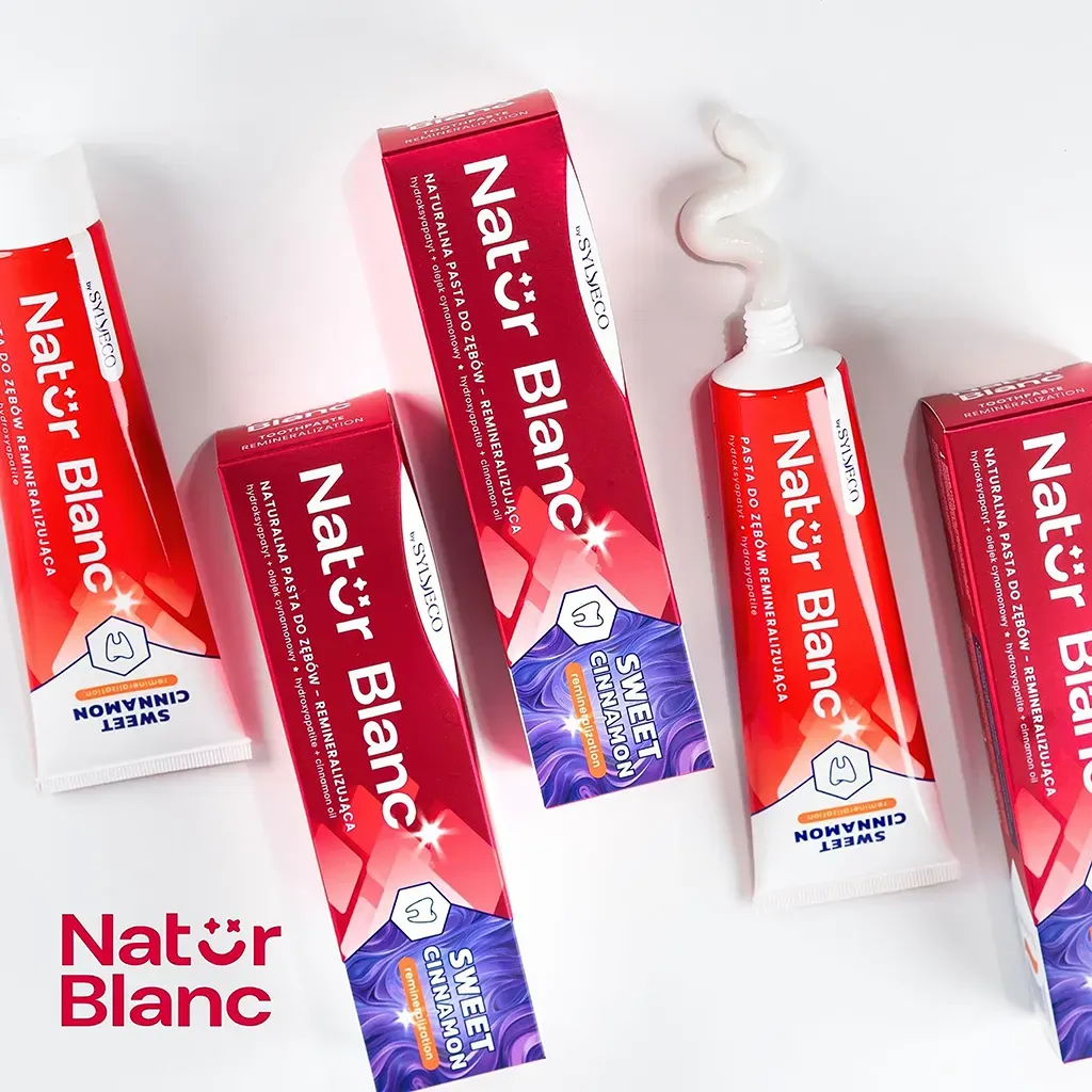 Sylveco Natur Blanc Sweet Cinnamon tandpasta hydroxyapatit