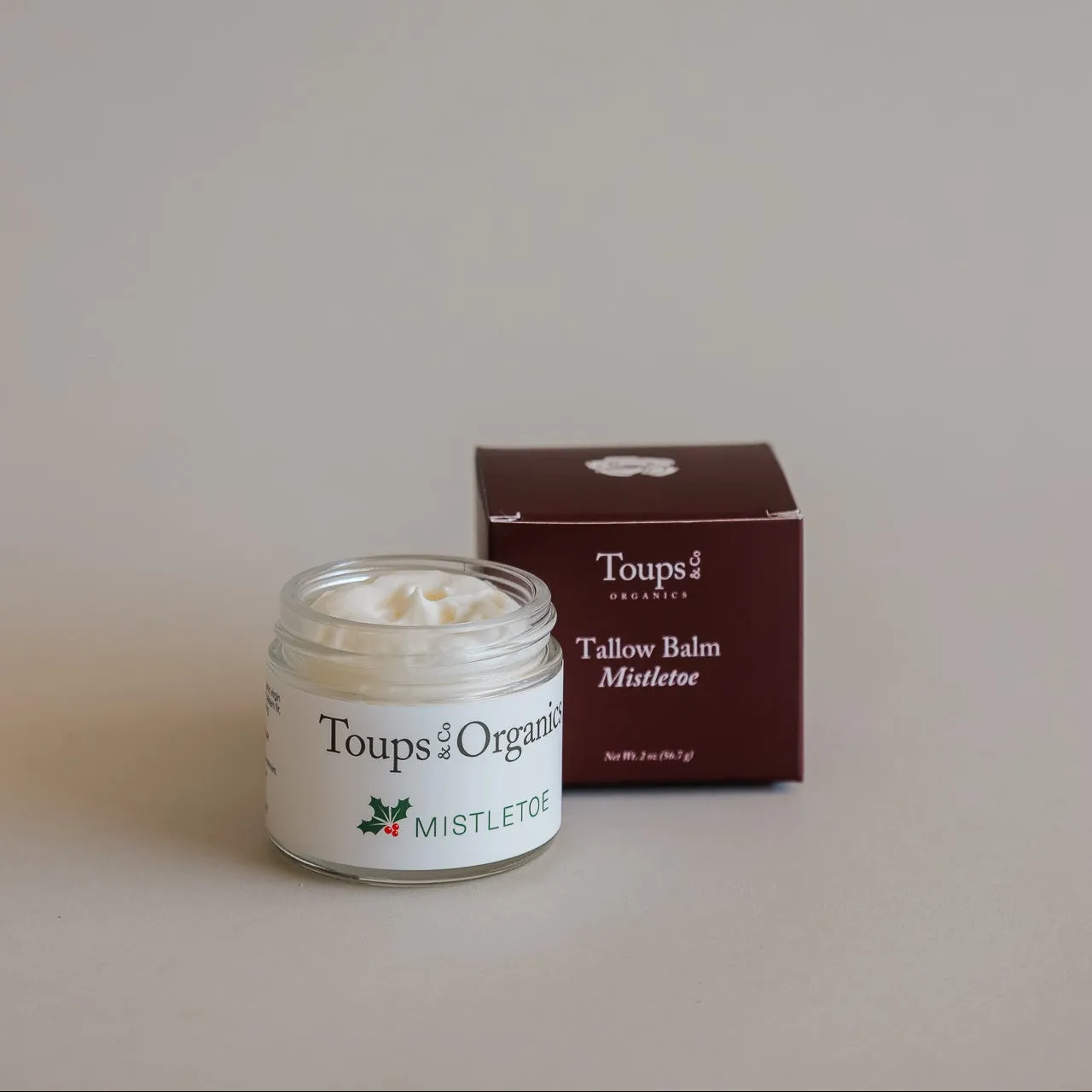 Toups and Co Mistletoe Tallow Balm hudbalm gran