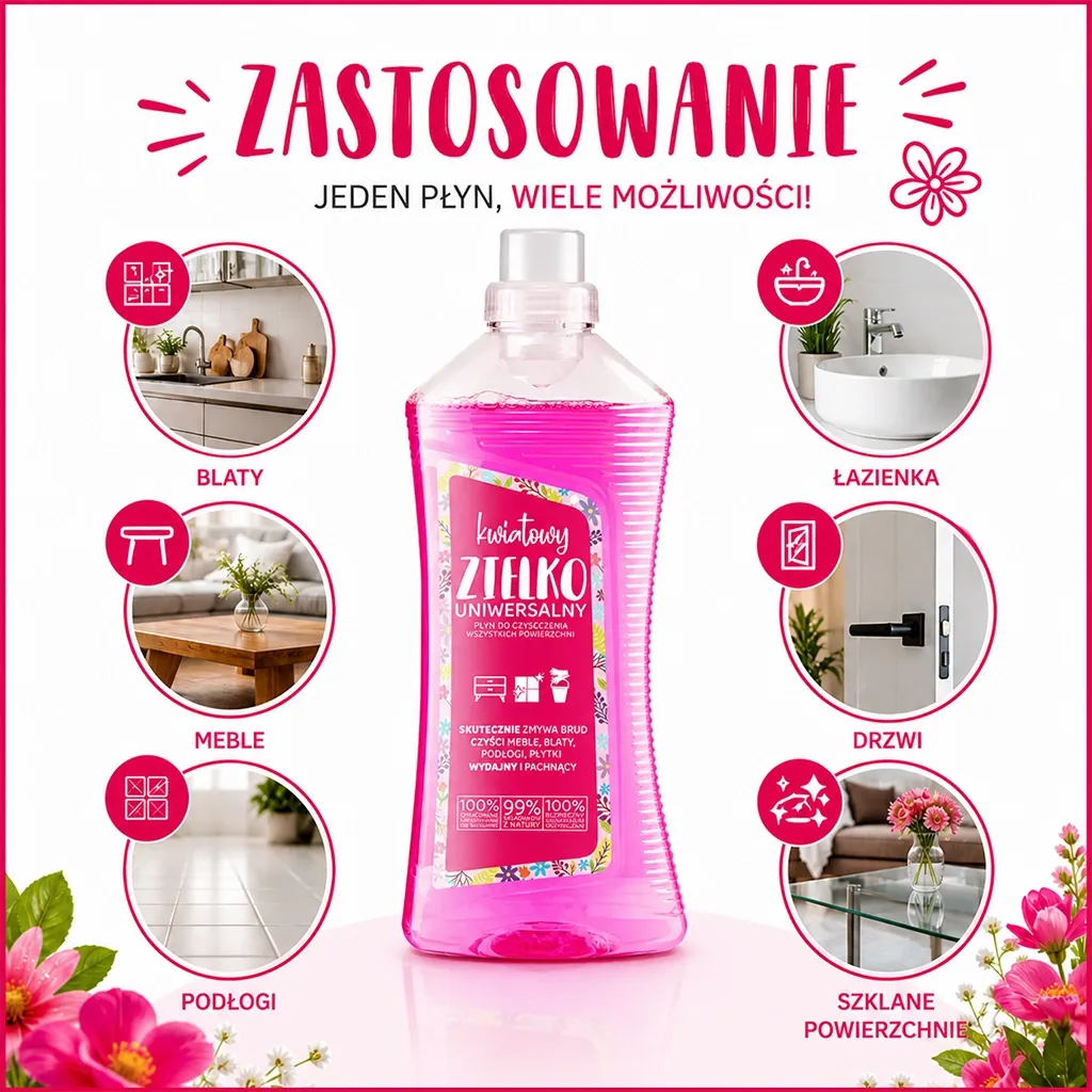 Zielko blomst universal rengøring 1L