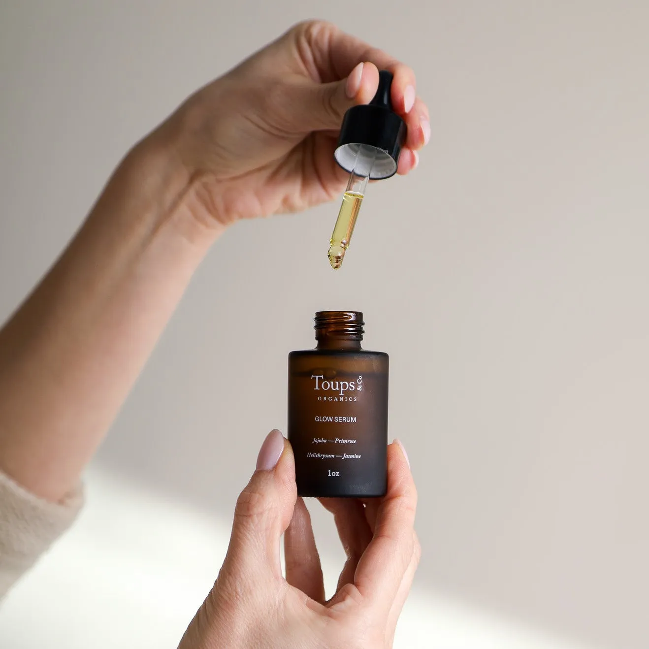 Toups and Co Glow Serum ansigtsolie glød