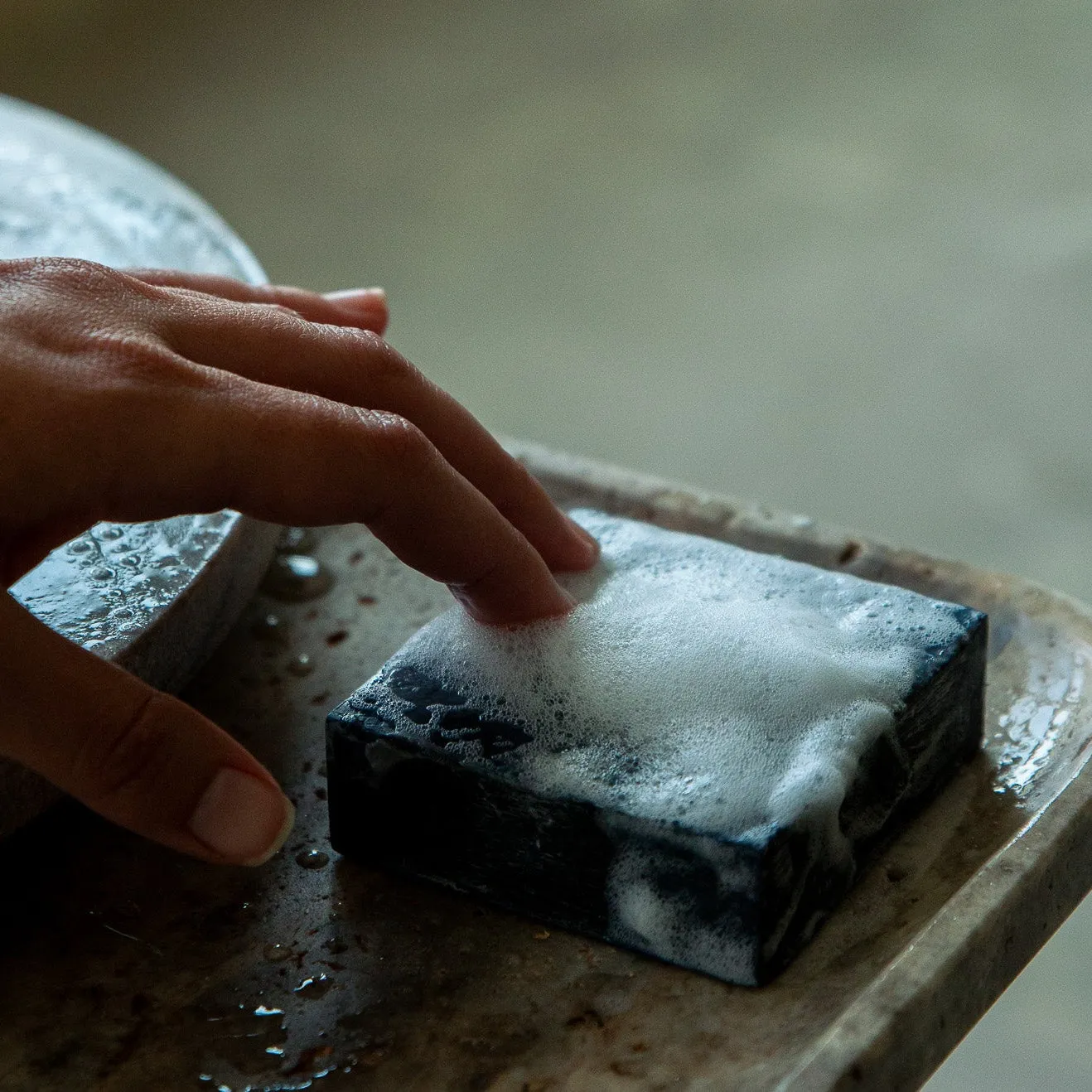 Toups and Co Organics Charcoal Face Bar ansigtssæbe kul