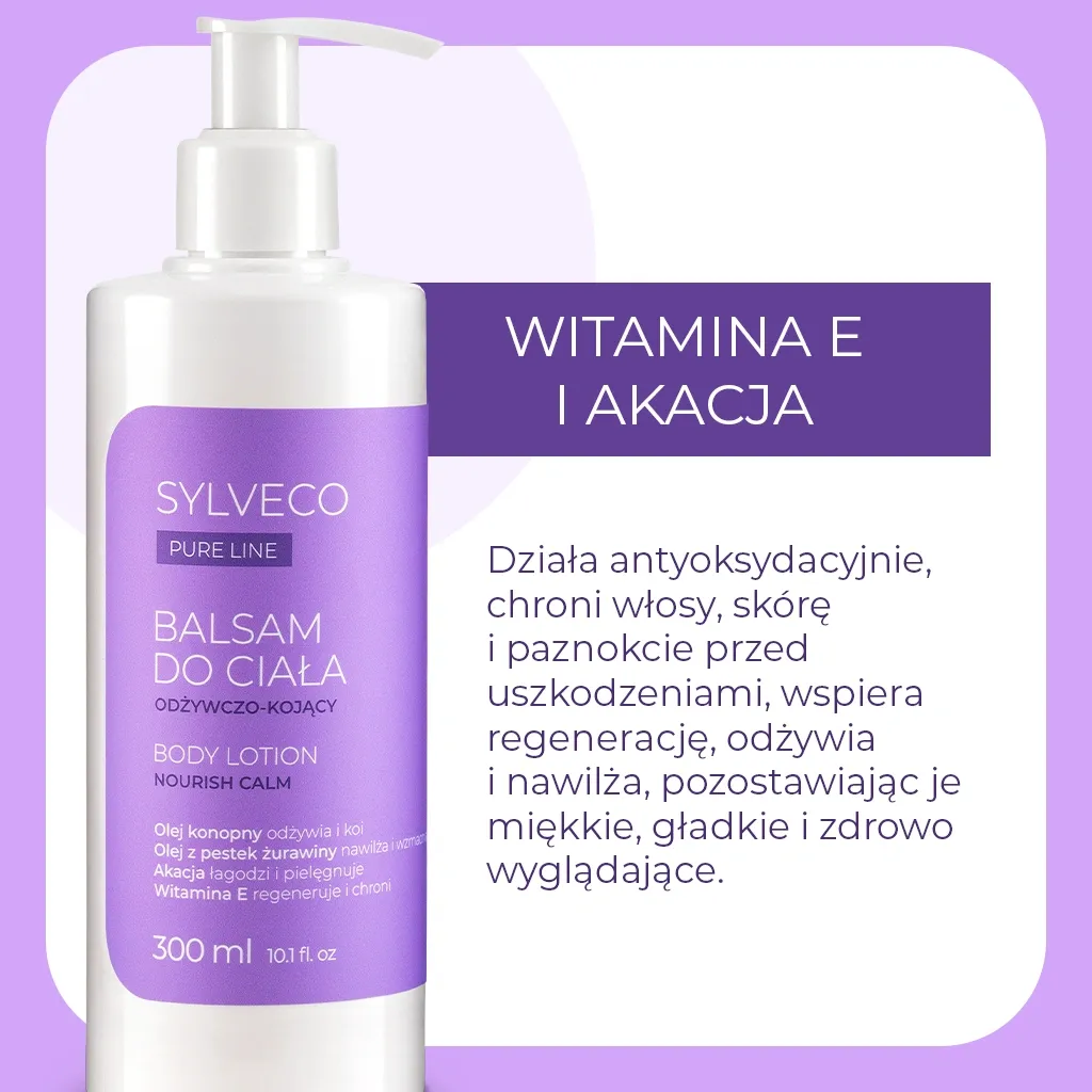 Sylveco Pure Line Nærende Bodylotion til Tør Hud