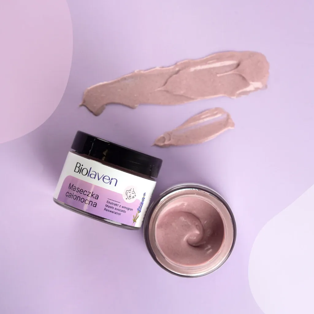 Biolaven natmaske ansigt 45 ml AHA hvid drue
