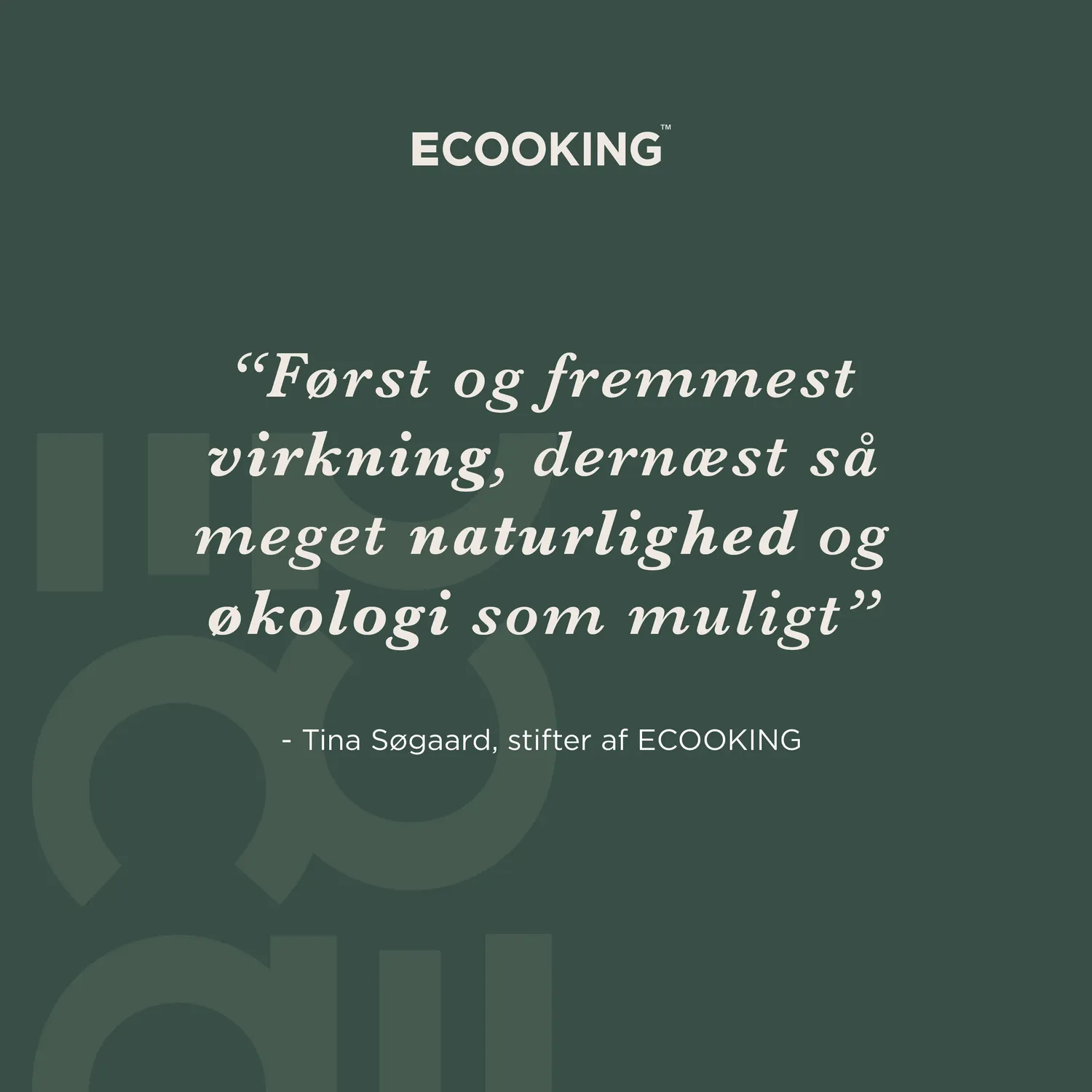 Ecooking Firming Cream SPF 50 sæt med serum og rens