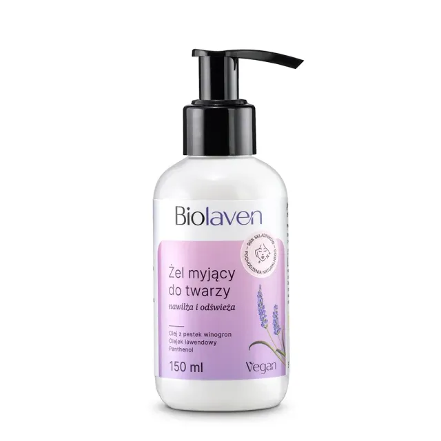 Biolaven Ansigtsrens gel med lavendel