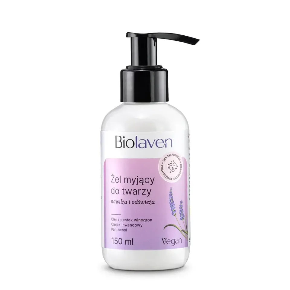 Biolaven Ansigtsrens gel med lavendel