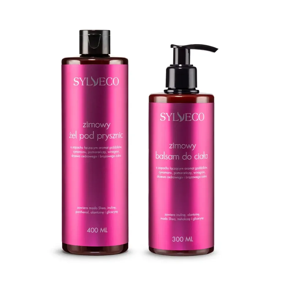 Sylveco vintersæt gløgg shower gel og bodylotion