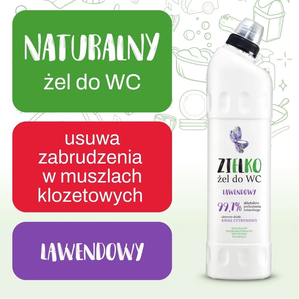 Zielko WC gel lavendel mod kalk og lugt
