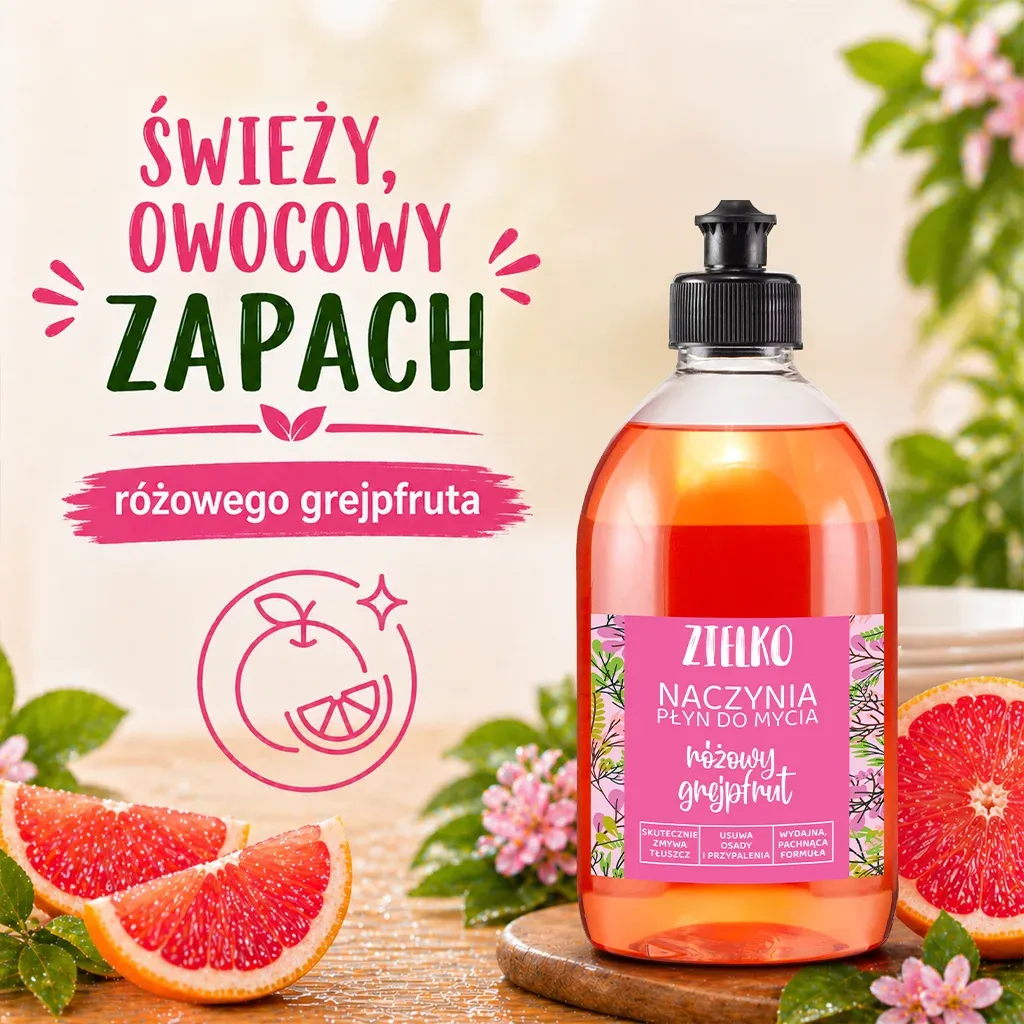 Sylveco Zielko opvaskemiddel pink grapefrugt