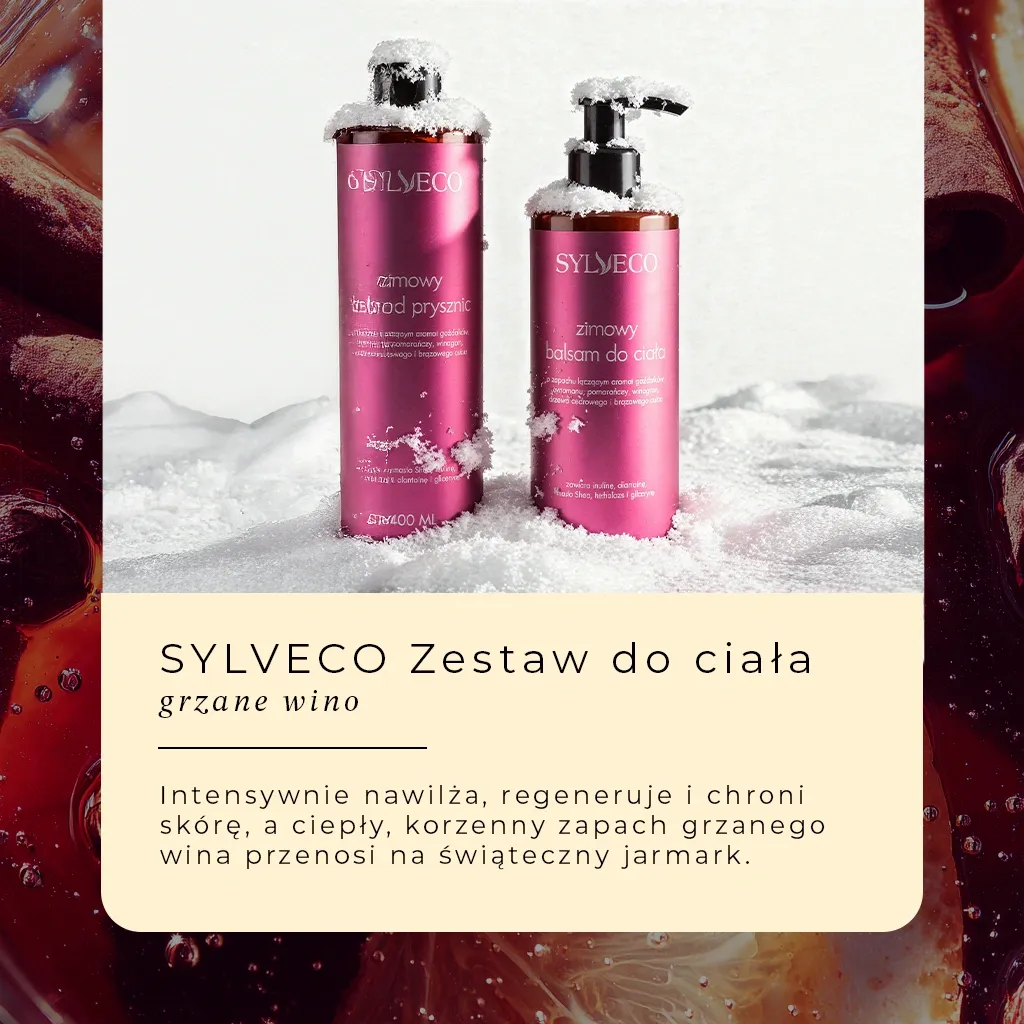 Sylveco vintersæt gløgg shower gel og bodylotion