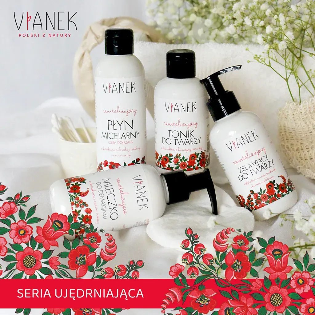 Vianek Revitaliserende rensemælk 150 ml E-vitamin