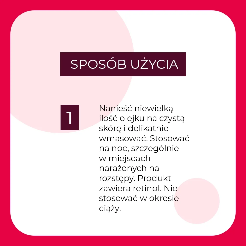 Sylveco Pure Line Kropsolie til strækmærker retinol