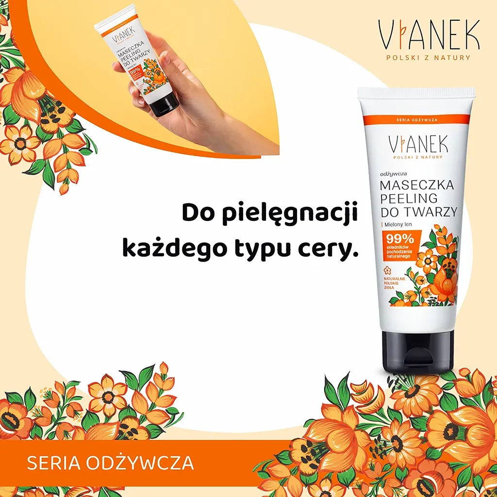 Sylveco Vianek Nærende ansigtsmaske peeling 70 g