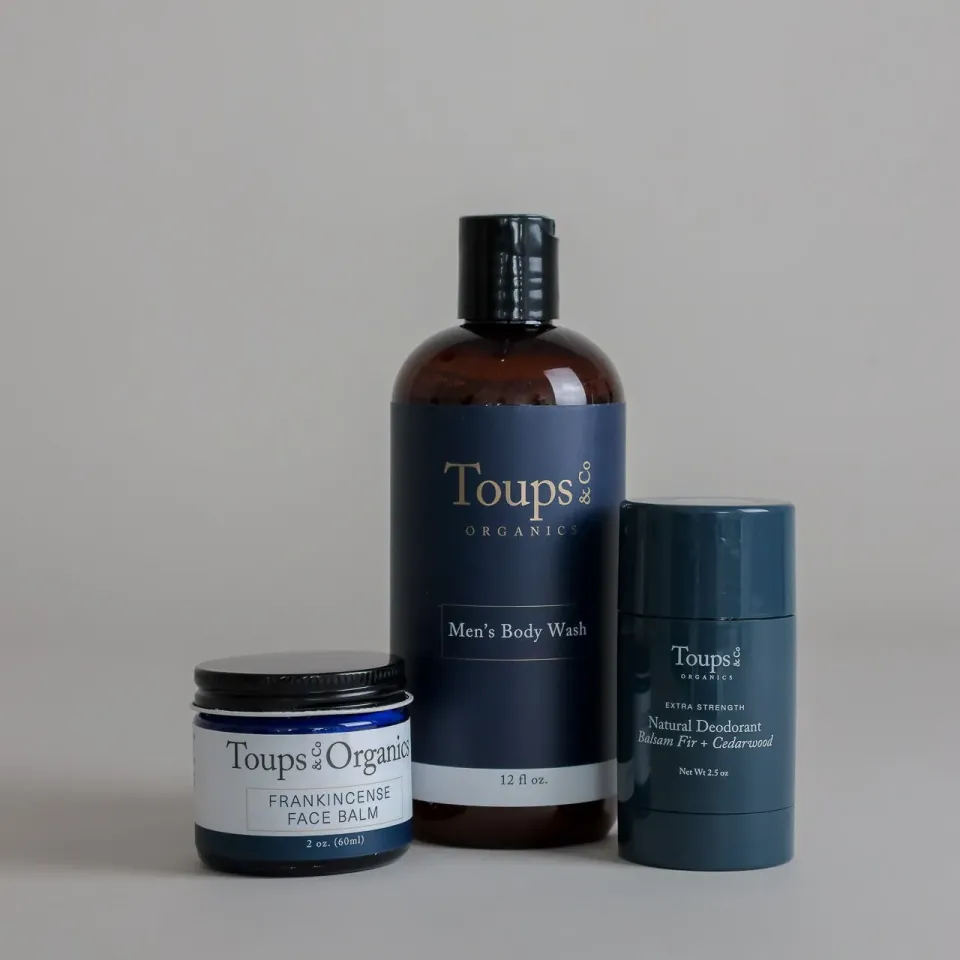 Toups and Co. Organics Men’s Non Toxic Essentials herresæt mild