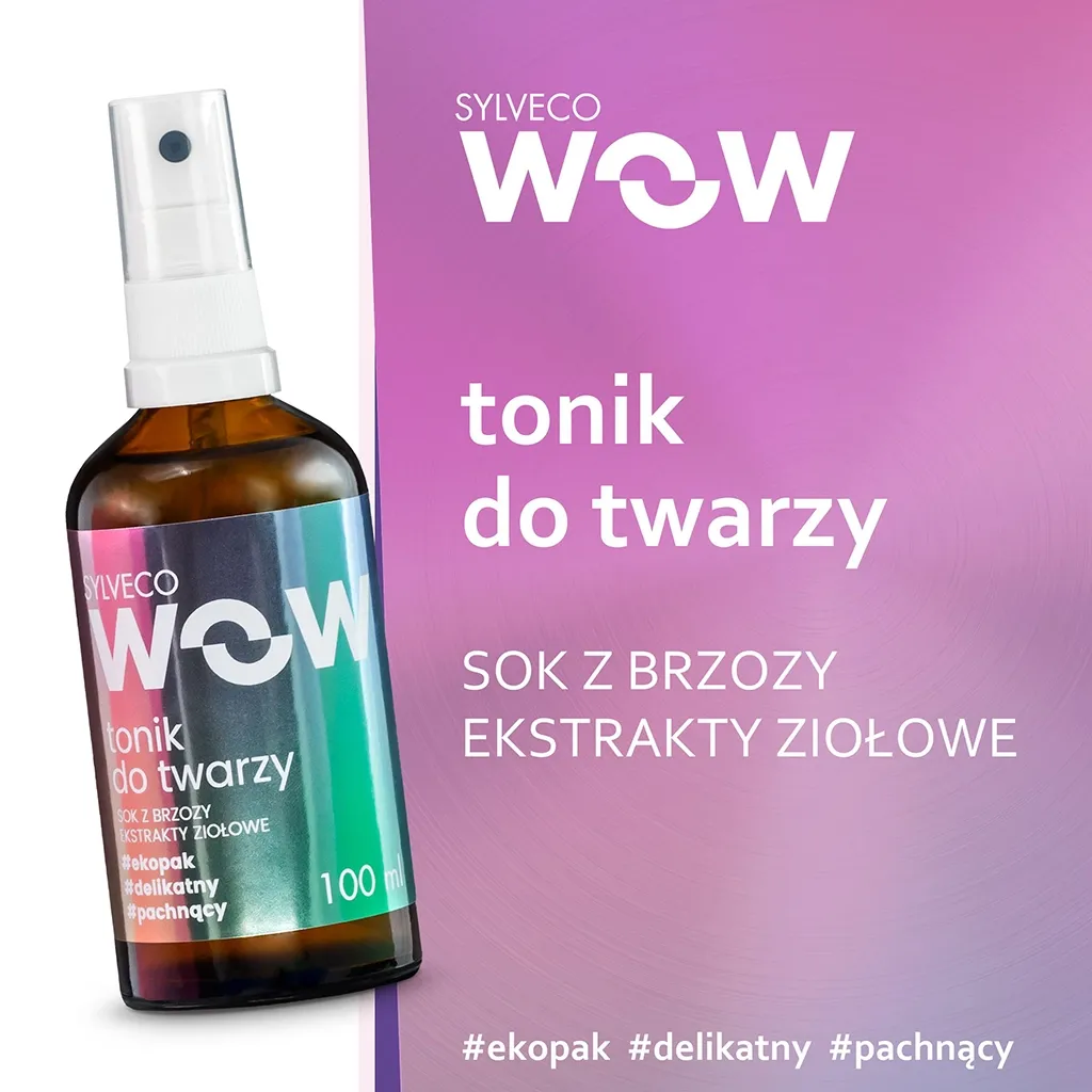 Sylveco Wow ansigtssæt teenager 4 dele uren hud