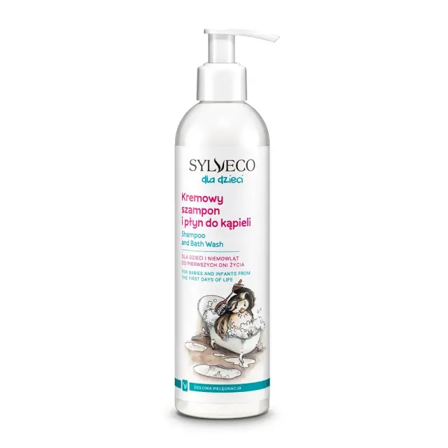Sylveco Kids cremet børneshampoo badesæbe salvie
