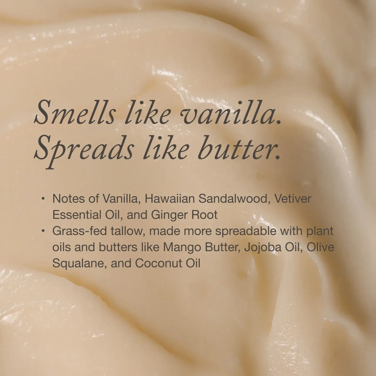 Toups Warm Vanilla bodybutter 170 g tallow