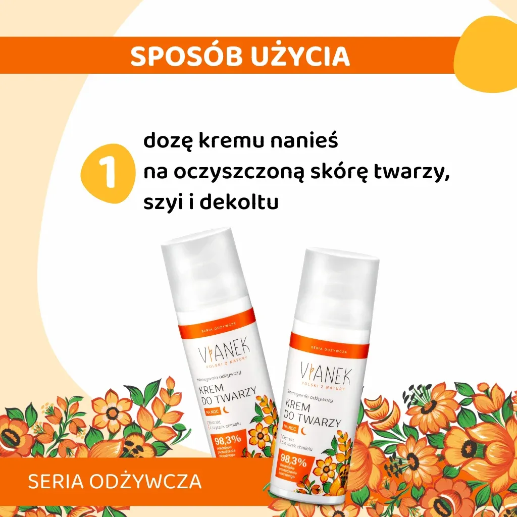 Sylveco Vianek Nærende Natcreme 50 ml til alle hudtyper