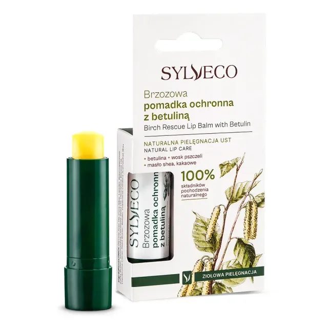 Sylveco Birk Læbepomade 4,6 g med betulin