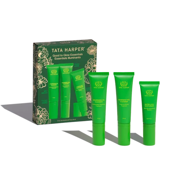 Tata Harper Good to Glow Essentials rejsesæt 3 dele