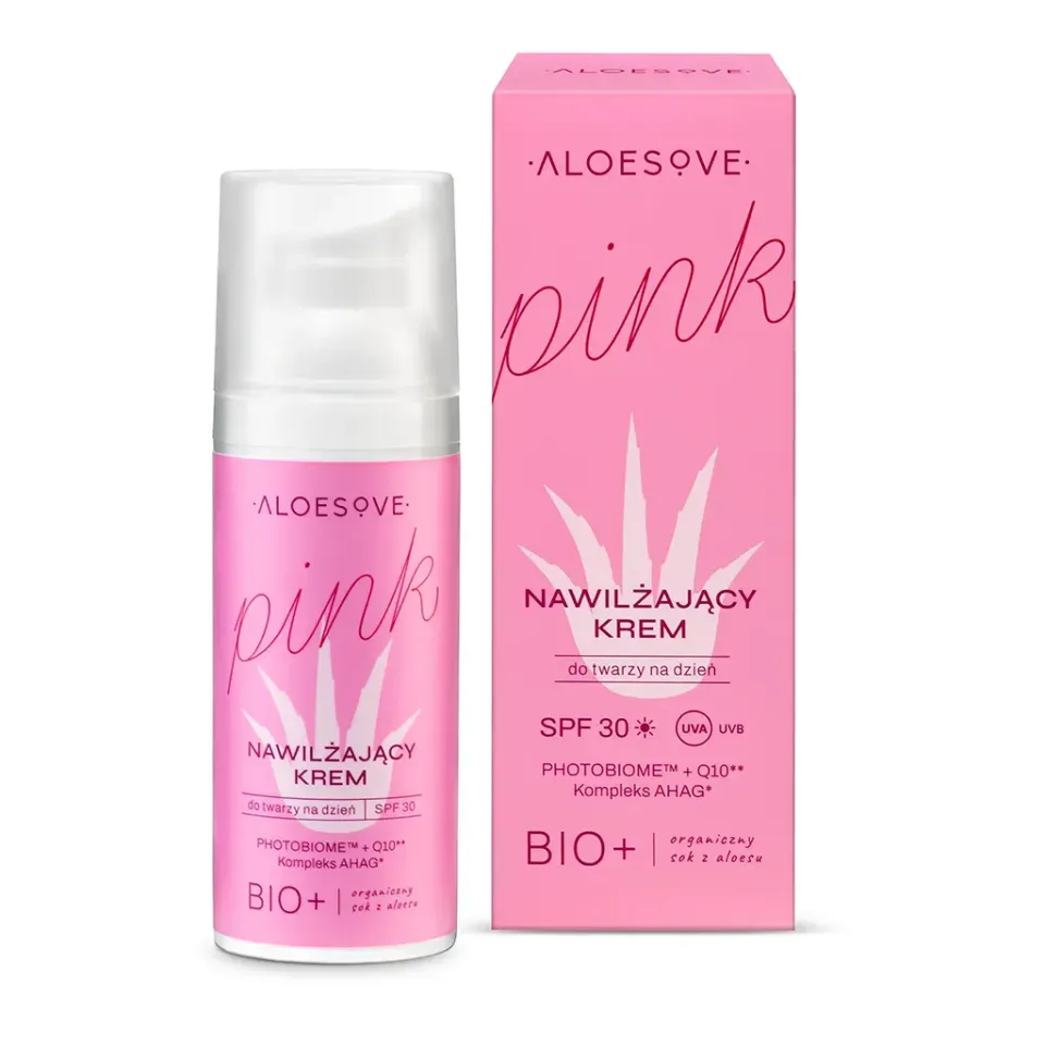 Sylveco Aloesove Pink dagcreme SPF30 fugtgivende