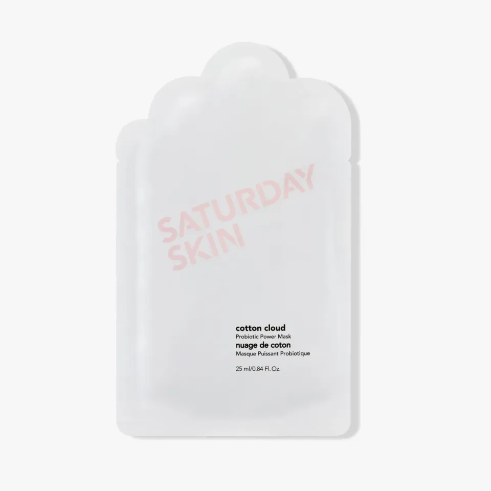 Saturday Skin Cotton Cloud Probiotic Power Mask sheetmaske probiotisk