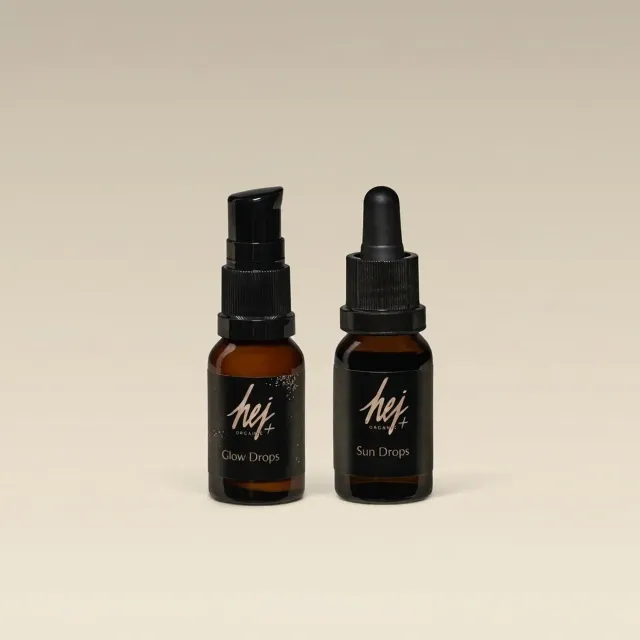 Hej Organic No Make-up Glow Duo selvbruner sæt