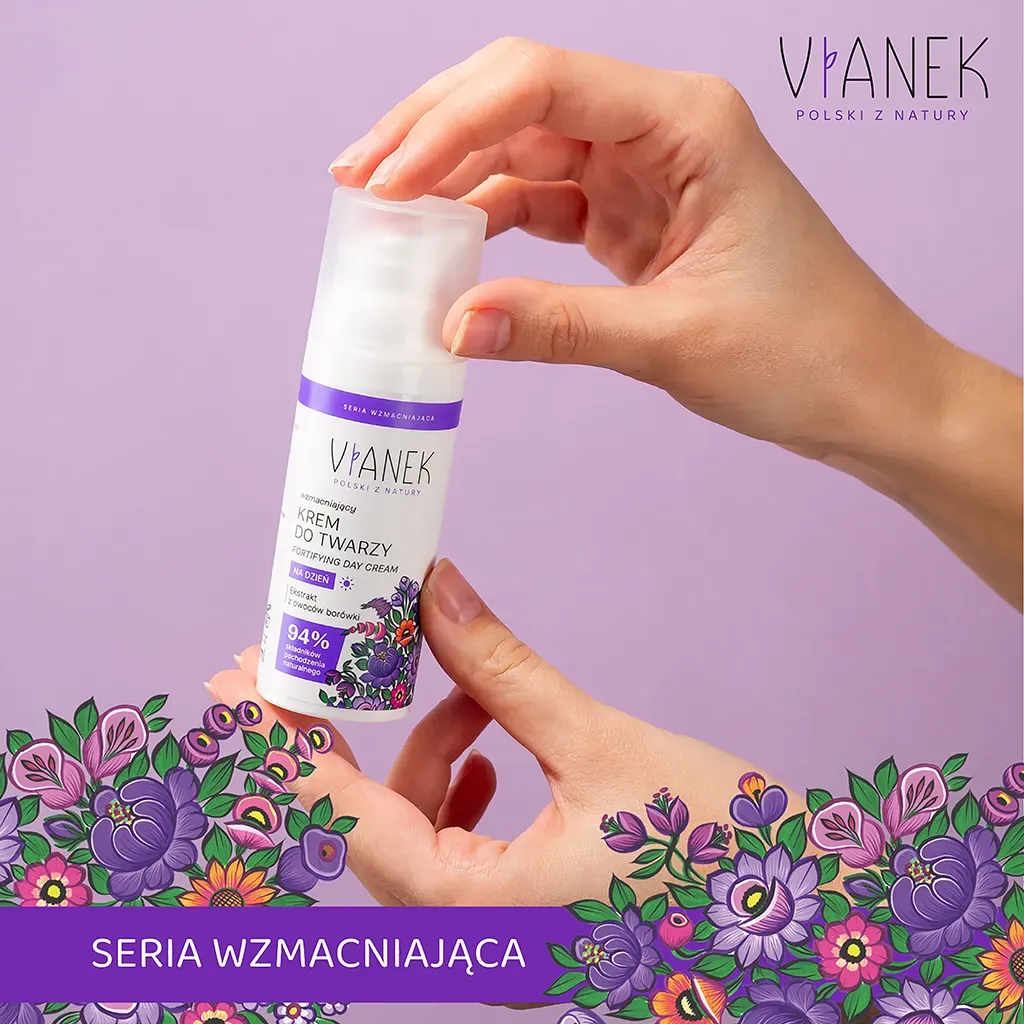 Sylveco Vianek styrkende dagcreme 50 ml rødme