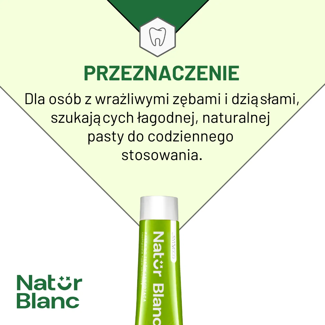 Sylveco Natur Blanc Green Lime tandpasta uden fluor