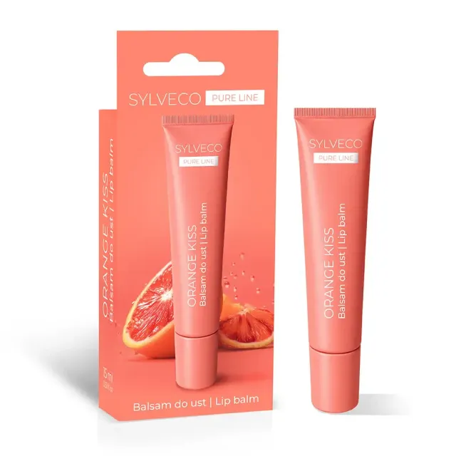 Sylveco Pure Line Orange Kiss læbebalsam citrus