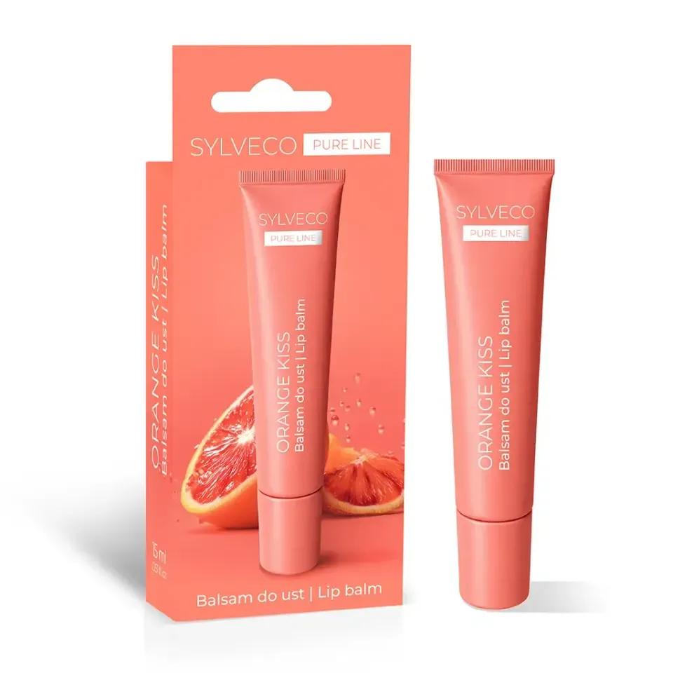 Sylveco Pure Line Orange Kiss læbebalsam citrus