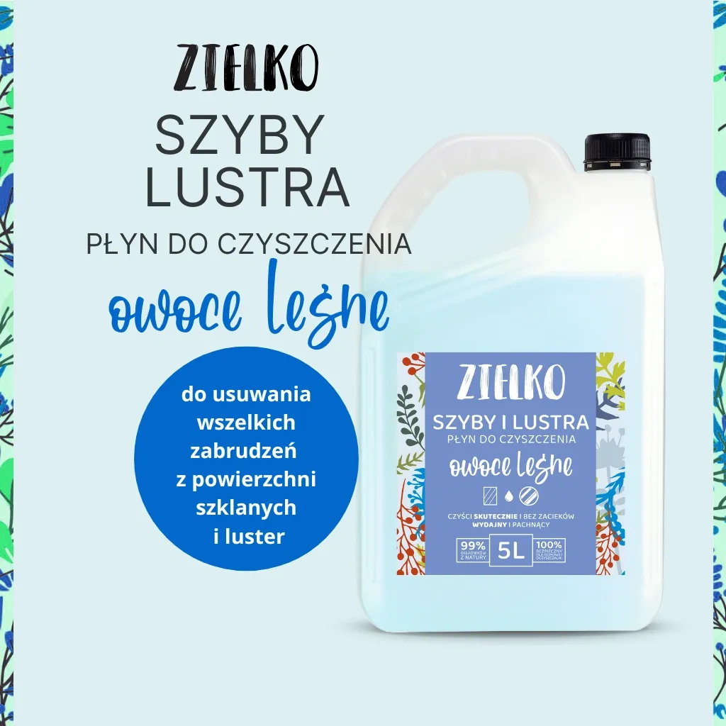 Zielko vindues- og spejlrens skovbær 5 L
