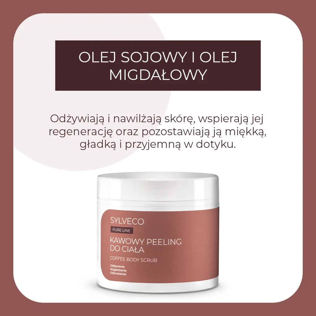 Sylveco Pure Line kaffe bodyscrub med shea