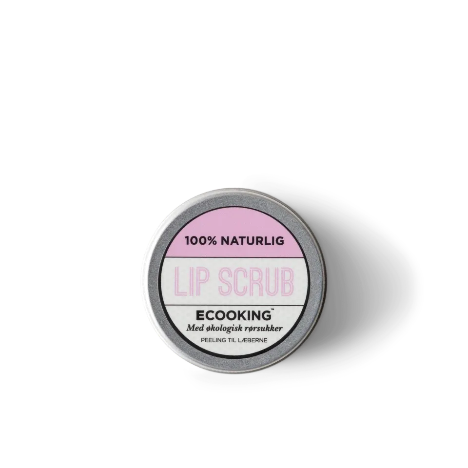 Ecooking Lip Scrub læbescrub 30 ml parfumefri blødgørende