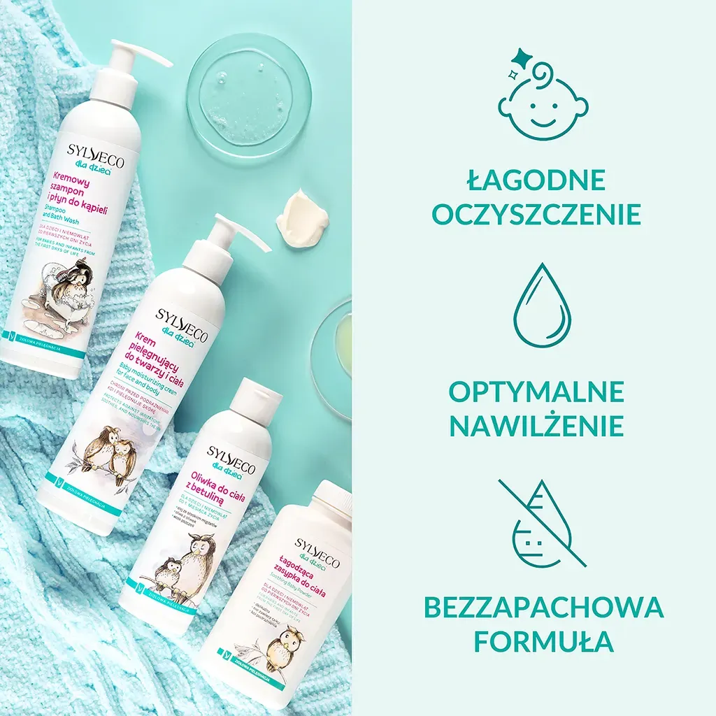 Sylveco Kids cremet børneshampoo badesæbe salvie