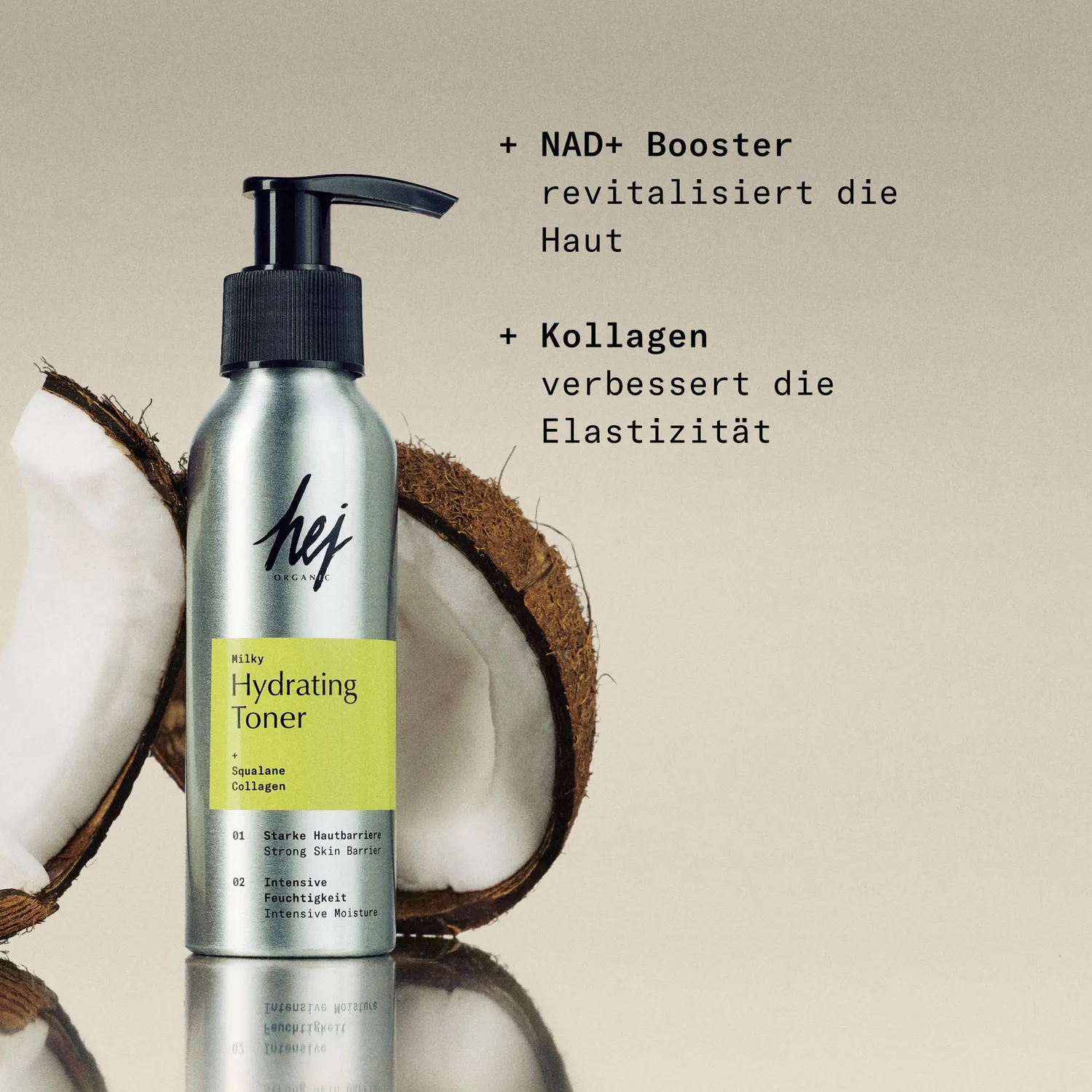 Hej Organic Skin Longevity hudplejesæt 4 dele retinal