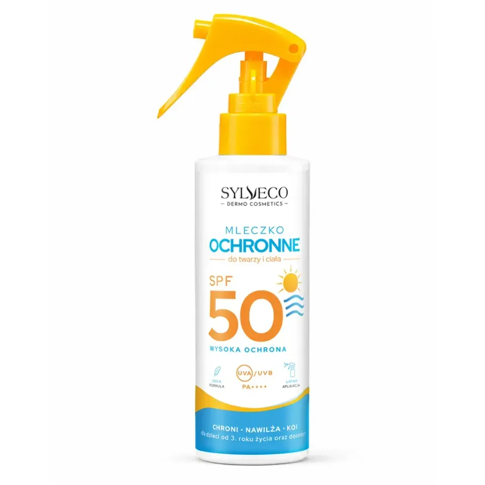 Sylveco Dermo solmælk SPF50 ansigt krop høj beskyttelse