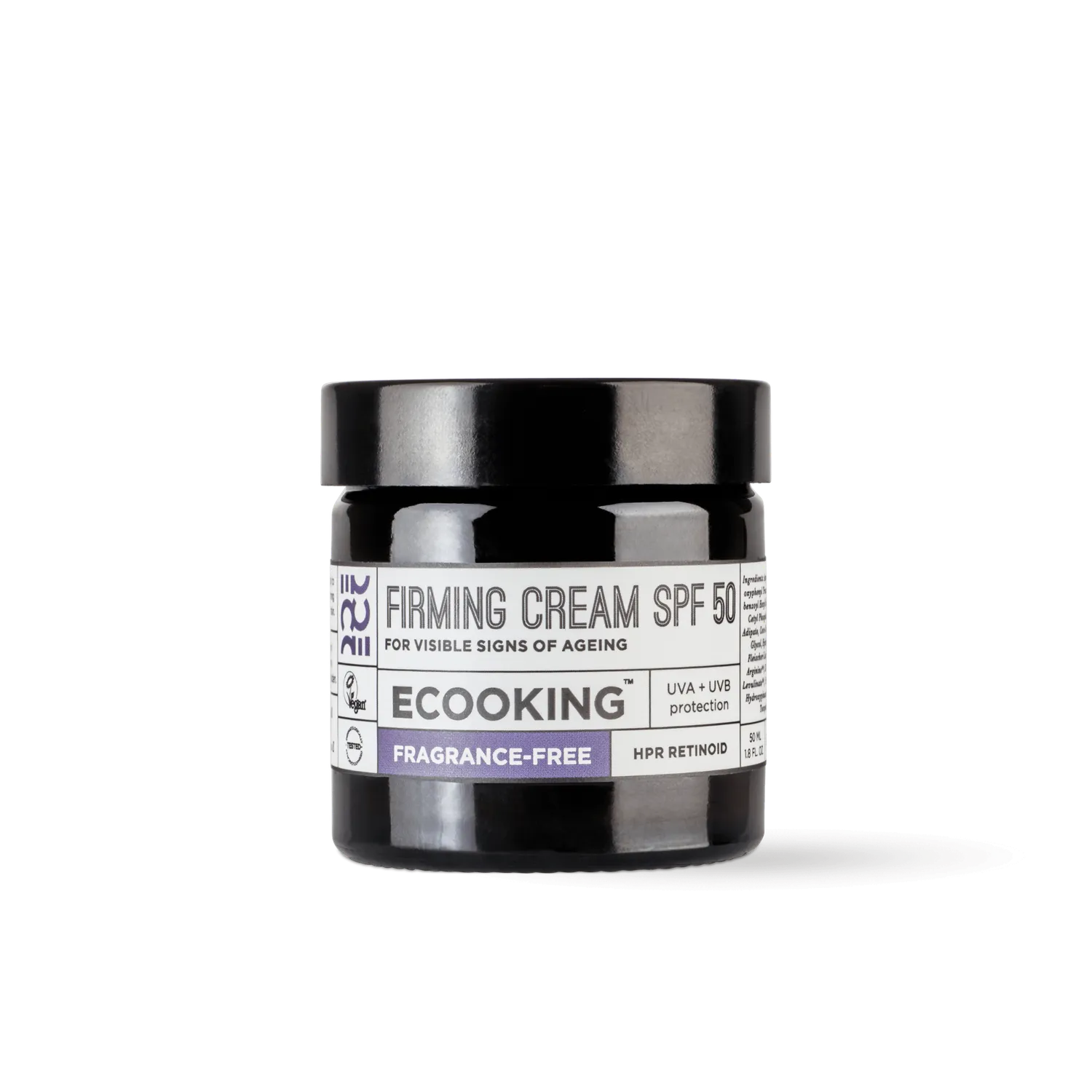 Ecooking Firming Cream dagcreme SPF50 fastere hud parfumefri