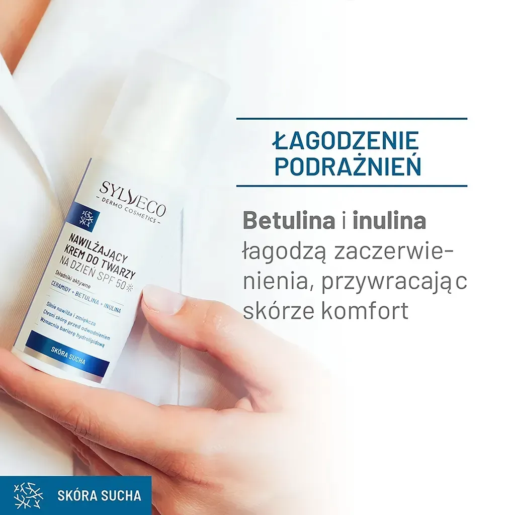 Sylveco Dermo dagcreme SPF50 fugtgivende