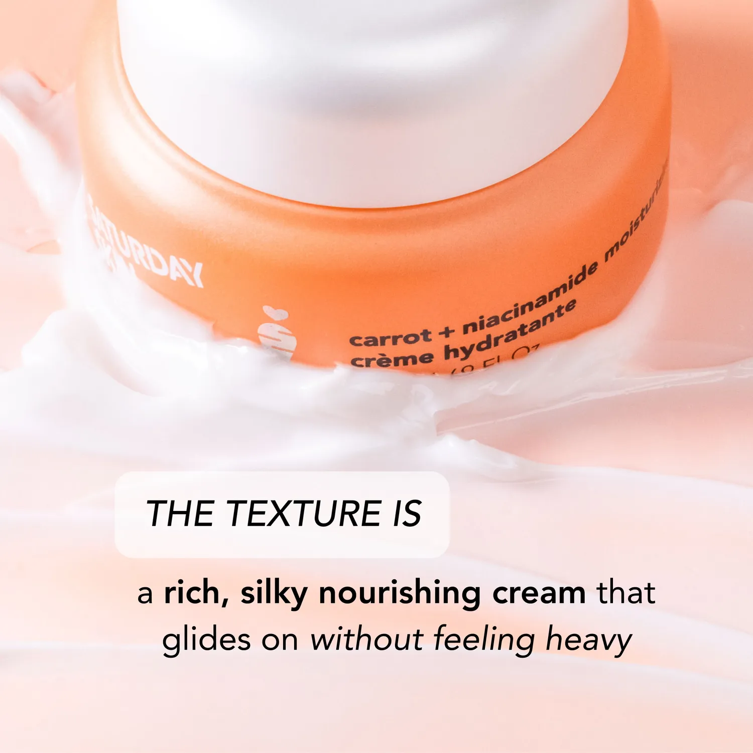Saturday Skin Carrot + Niacinamide Moisture Cream 50 ml plejende