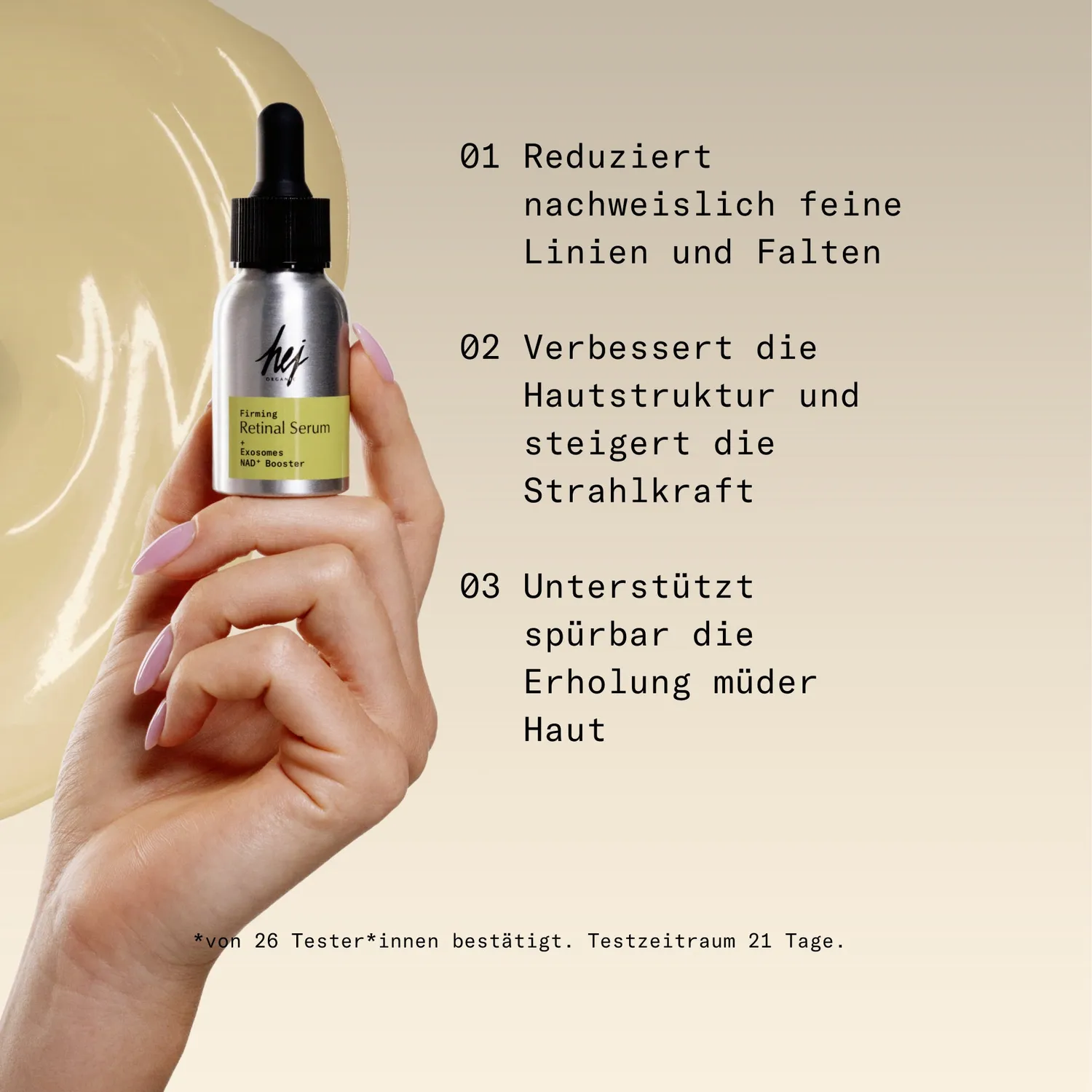 Hej Organic Firming Retinal serum 30ml med vitamin A