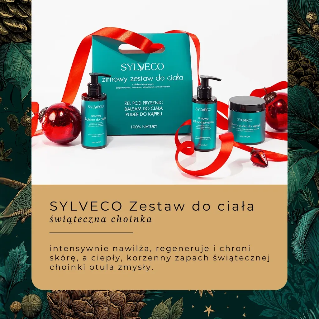 Sylveco Vinter kropssæt juletræ shower balsam