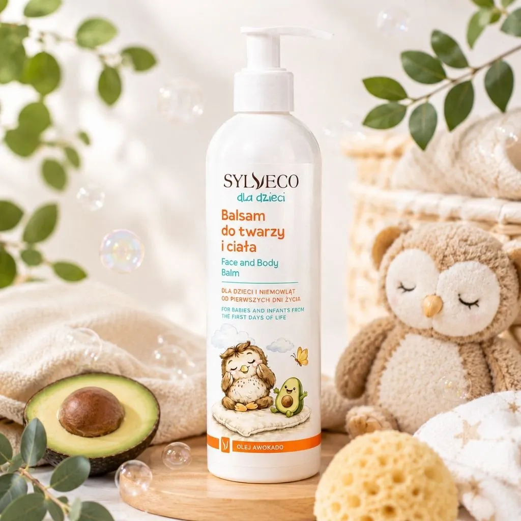 Sylveco Børn balsam ansigt krop avocado
