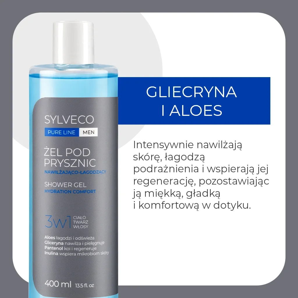 Sylveco Pure Line Men 3i1 brusegele citrus