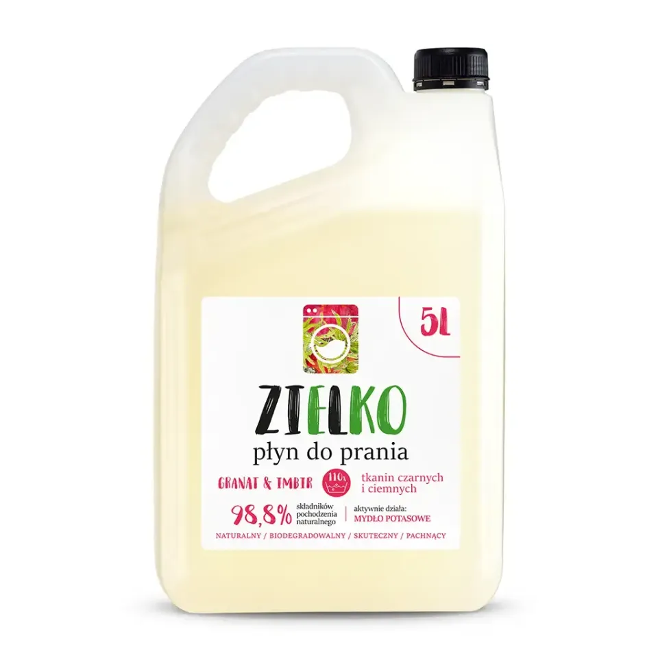 Zielko vaskemiddel sort tøj granat ingefær 5 liter