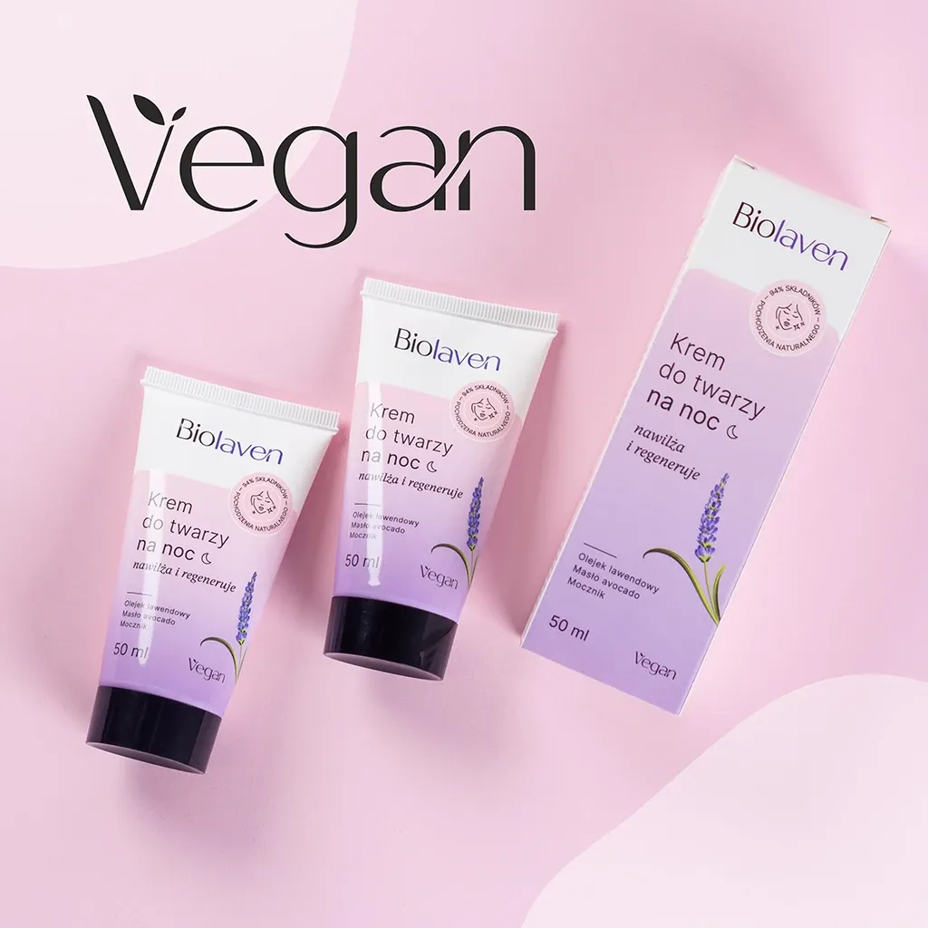 Sylveco Biolaven natcreme krævende hud lavendel