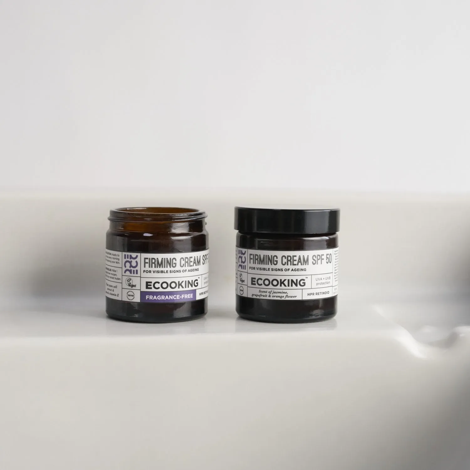 Ecooking Firming Cream dagcreme SPF50 fastere hud parfumefri