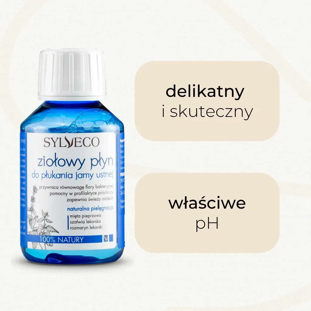 Sylveco urte mundskyl mini 100ml frisk ånde