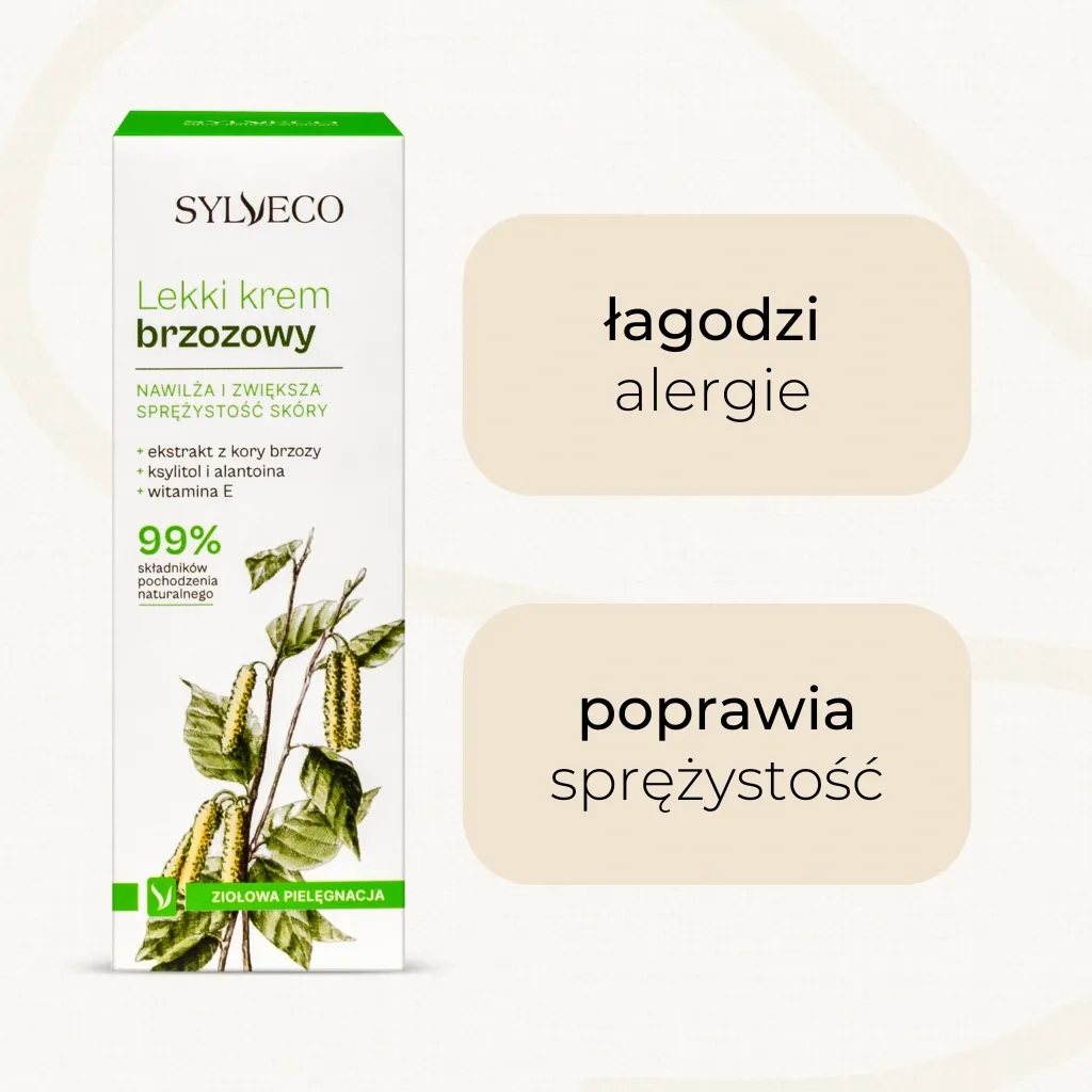 Sylveco let birkecreme ansigtscreme 50 ml fugt